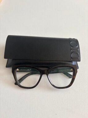 DiorSpiritO B3I Brown Butterfly Glasses Reading/Frame Authentic with box case